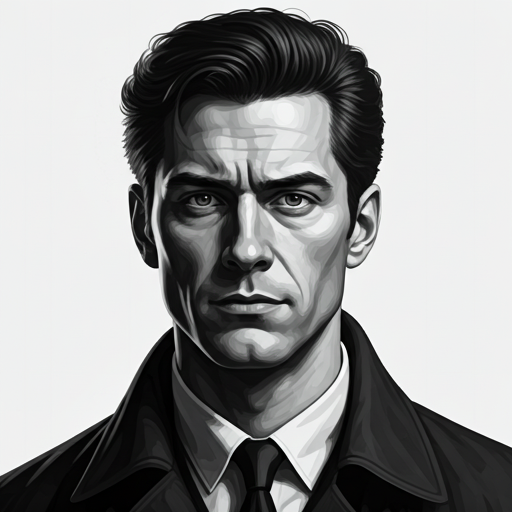 Monochromatic portrait